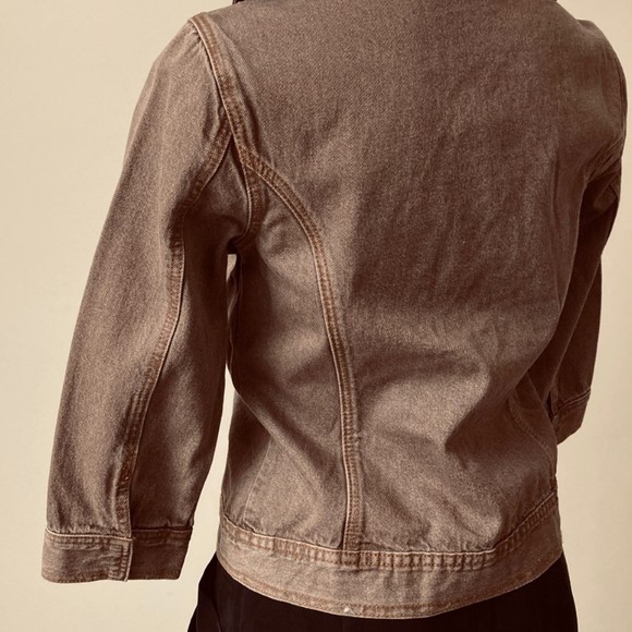 Jeanology Collection Jean Jacket Size 6 Jewel Embellished 3/4 Sleeve Vintage Y2K - Picture 10 of 12